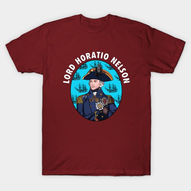 Lord Admiral Horatio Nelson T-Shirt by EmmaFifield